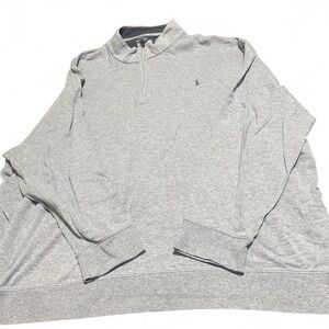 Grey Ralph Lauren quarter zip sweatshirt Size 5X